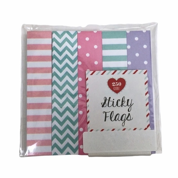 Valentine’s Balloon Girl Planner Accessories Stationery Set List Pad Page Flags - Picture 3 of 3